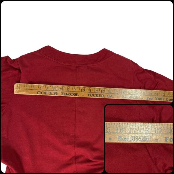 Vintage Country Wear Lonnie G. Star Red 2 Piece Maxi Dress & Vest Set Size Large - Picture 9 of 14